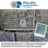 Sichergestellte Drogen