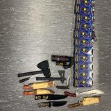 Die sichergestellten Waffen im Überblick. 